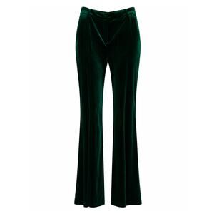 Skies Are Blue Green Velvet Wide‑Leg Pants EUC XL